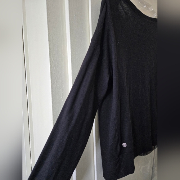 Zella Women's Black Long Sleeve Top - Picture 4 of 4